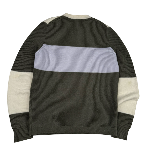 Stone Island 2018 Embroidered Knit Wool Jumper - Medium