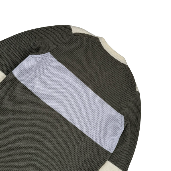 Stone Island 2018 Embroidered Knit Wool Jumper - Medium