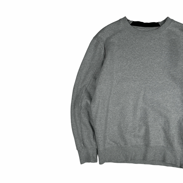 CP Company Grey Cotton Lens Viewer Crewneck - Medium