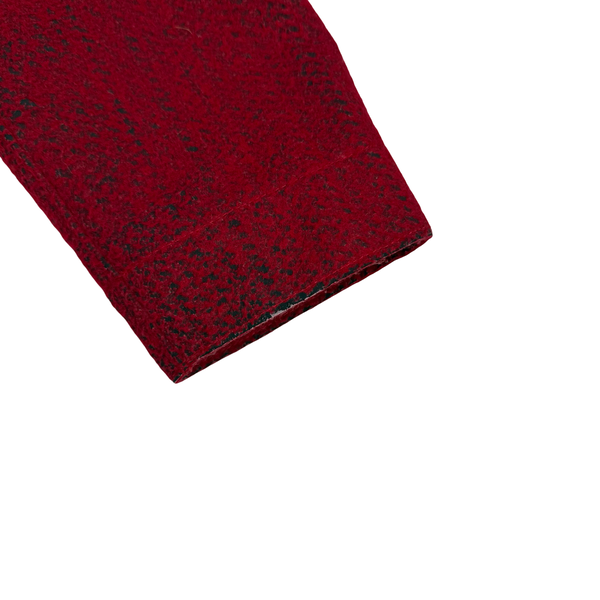 Stone Island 2022 Red Needle Punched Reflective Balaclava Jacket - Medium