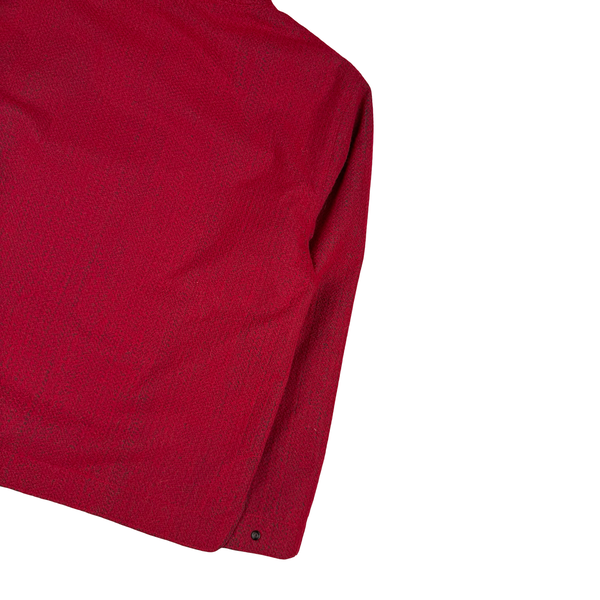 Stone Island 2022 Red Needle Punched Reflective Balaclava Jacket - Medium