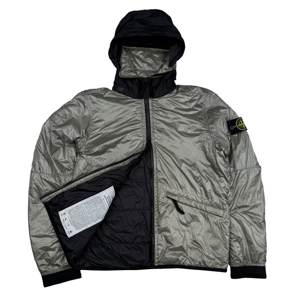Stone Island 2018 Pewter Pertex Quantum Primaloft Jacket - Small