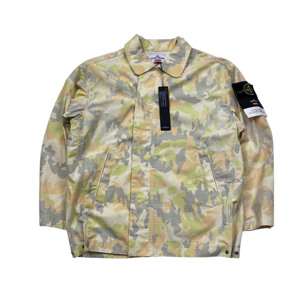 Supreme X Stone Island Reactive Ice Camo Ripstop Jacket Small Mat s Island