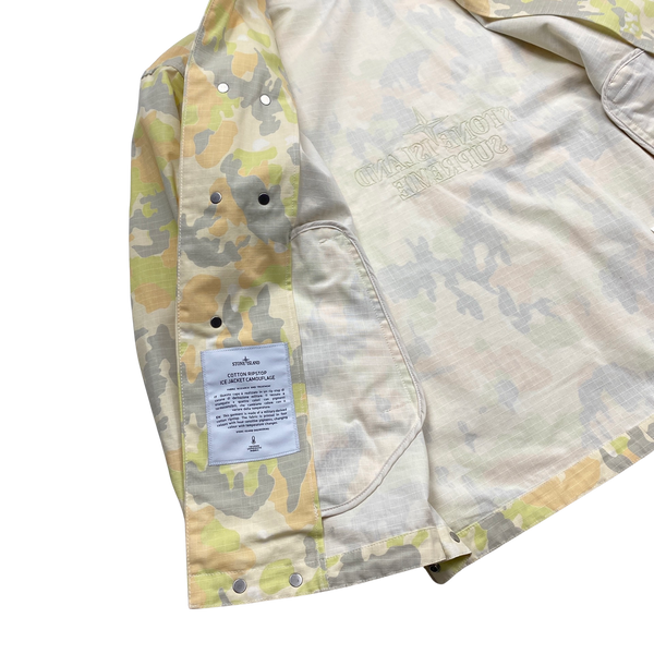 Supreme X Stone Island Reactive Ice Camo Ripstop Jacket - Small