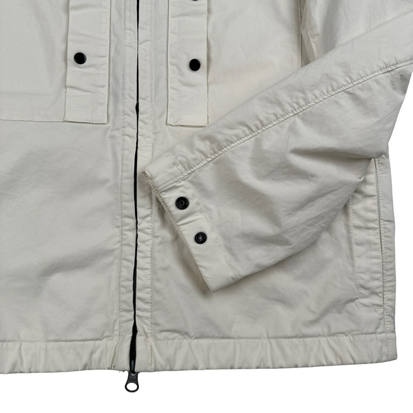 Stone Island 2025 Cream Suima Cotton Twill Stretch TC Jacket - XS