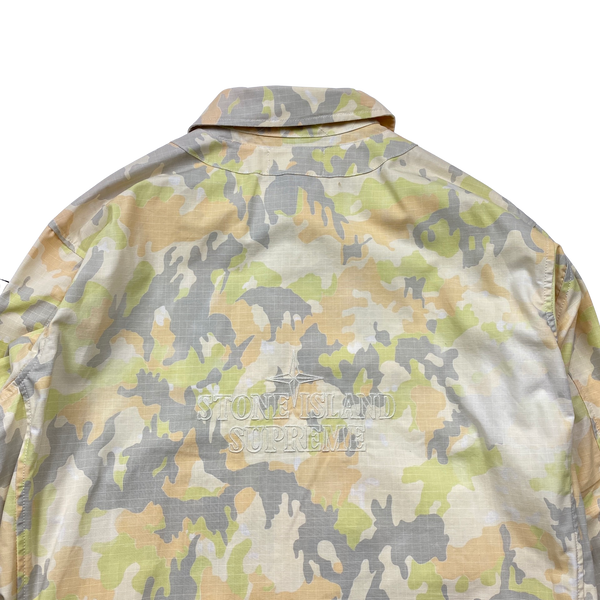 Supreme X Stone Island Reactive Ice Camo Ripstop Jacket - Small