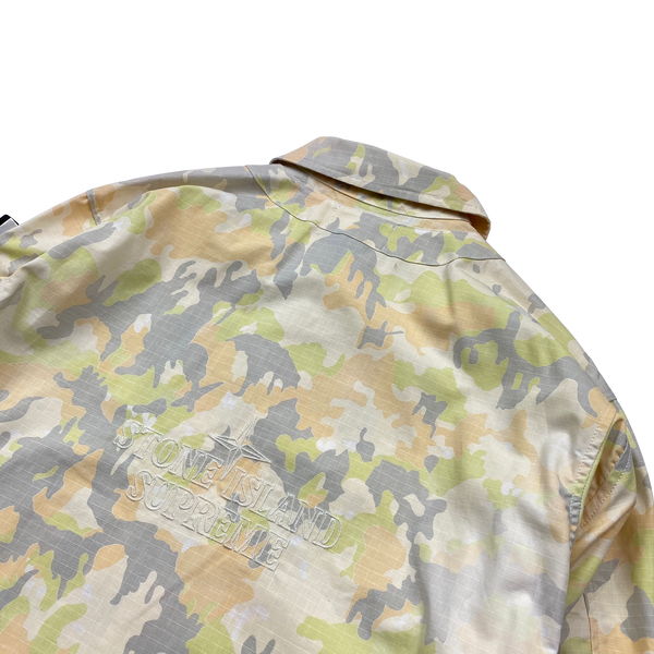 Supreme X Stone Island Reactive Ice Camo Ripstop Jacket - Small
