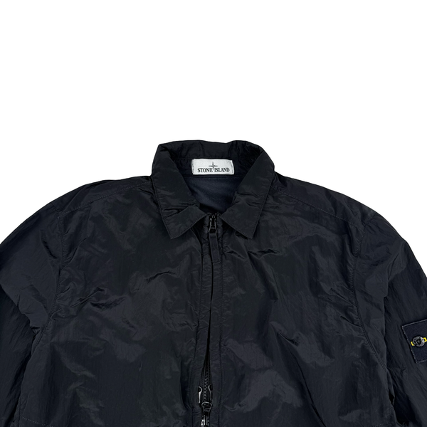 Stone Island 2016 Black Nylon Metal Cotton Lined Overshirt - Medium