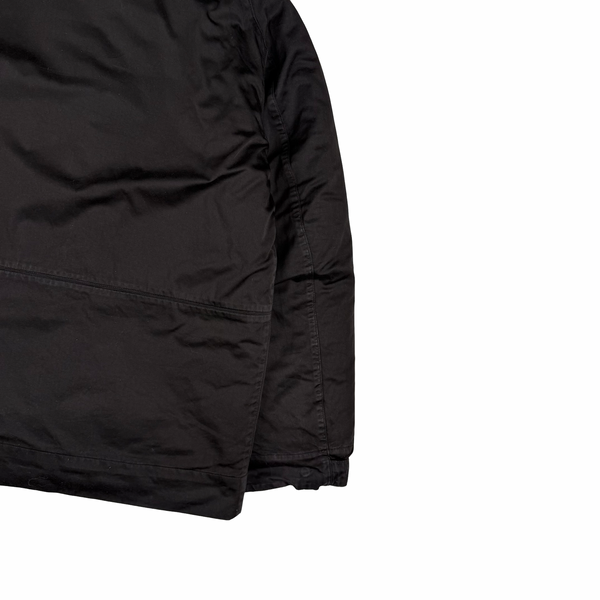 Stone Island 1998 Black Vintage Dutch Rope Lined Zip Jacket - XL