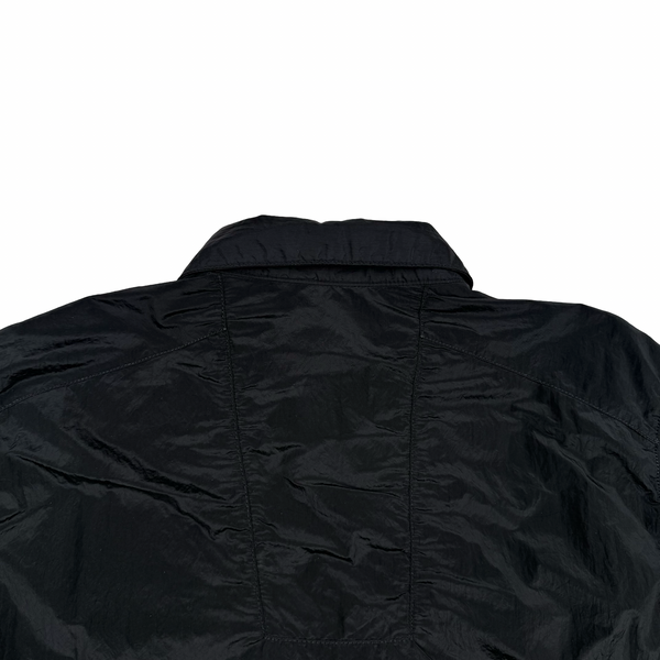 Stone Island 2016 Black Nylon Metal Cotton Lined Overshirt - Medium