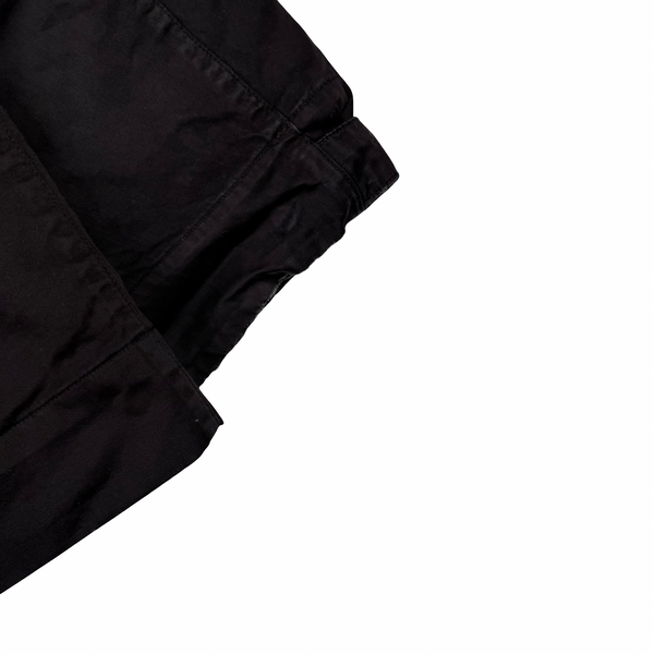 Stone Island 1998 Black Vintage Dutch Rope Lined Zip Jacket - XL