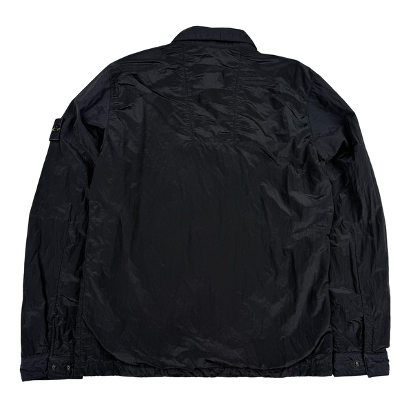 Stone Island 2016 Black Nylon Metal Cotton Lined Overshirt - Medium