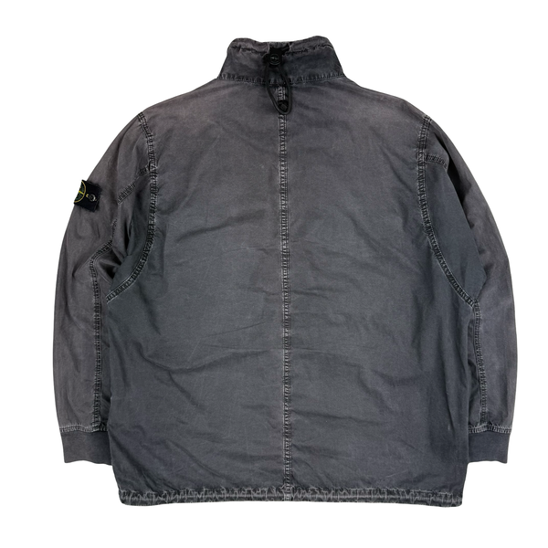 Stone Island 2020 Black Smock Pullover Overshirt - Large