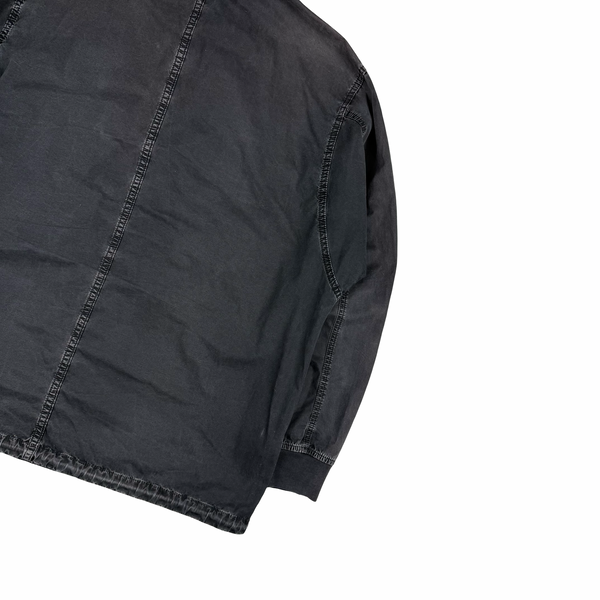 Stone Island 2020 Black Smock Pullover Overshirt - Large