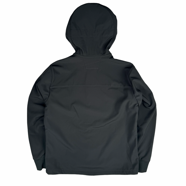 CP Company Grey Fleece Lined Soft Shell Lens Jacket - Medium (48)