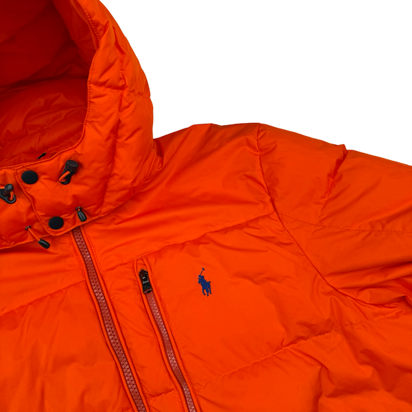 Ralph Lauren Orange Down Filled Jacket - XL