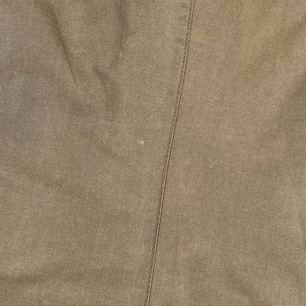 Barbour Brown Waxed Cotton Flannel Lined Field Jacket - Medium