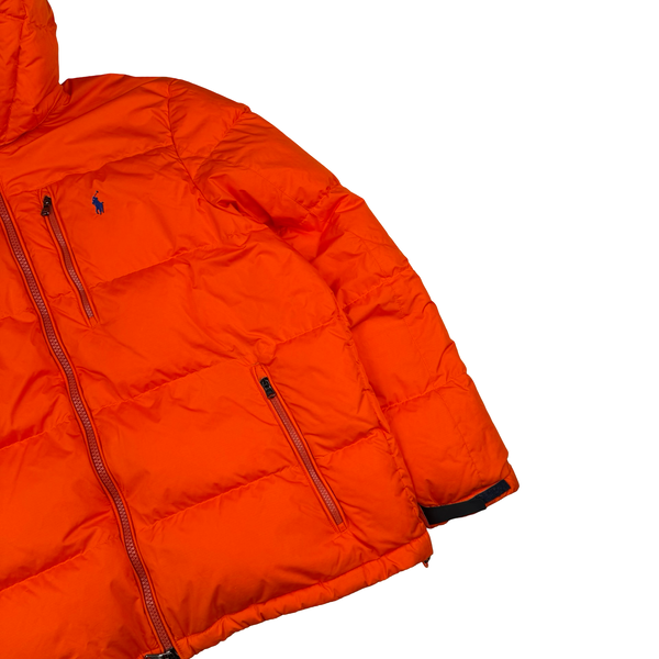 Ralph Lauren Orange Down Filled Jacket - XL