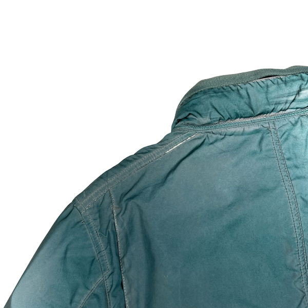 Stone Island 2012 Blue Liquid Reflective Field Jacket - Large