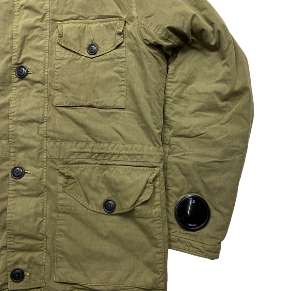 CP Company Tan 50 Fili La Millie Watch Viewer Jacket - XXL