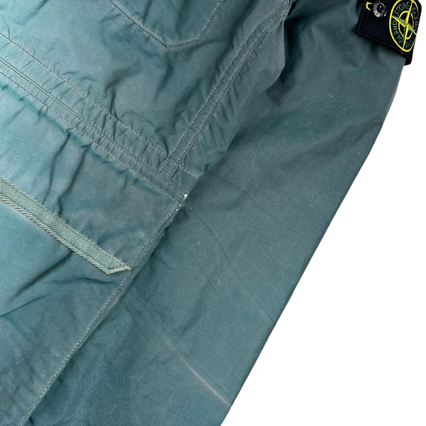 Stone Island 2012 Blue Liquid Reflective Field Jacket - Large
