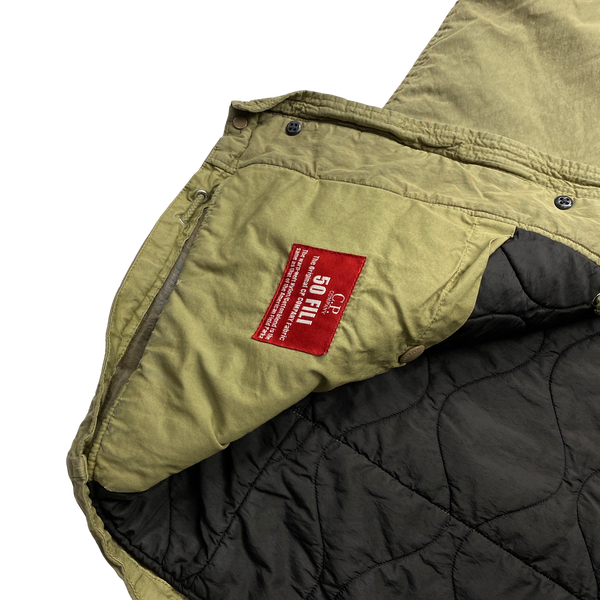 CP Company Tan 50 Fili La Millie Watch Viewer Jacket - XXL
