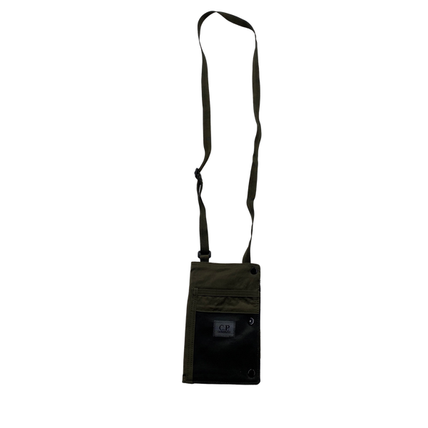 CP Company Khaki Nylon Wallet Bag