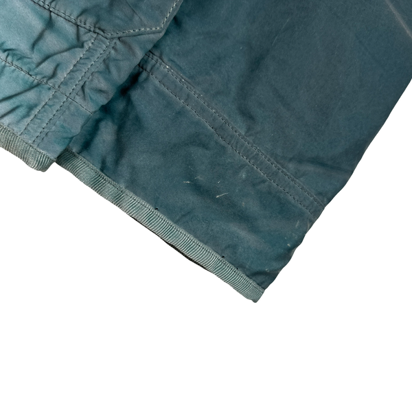 Stone Island 2012 Blue Liquid Reflective Field Jacket - Large