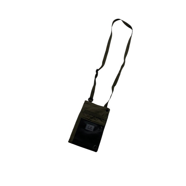 CP Company Khaki Nylon Wallet Bag