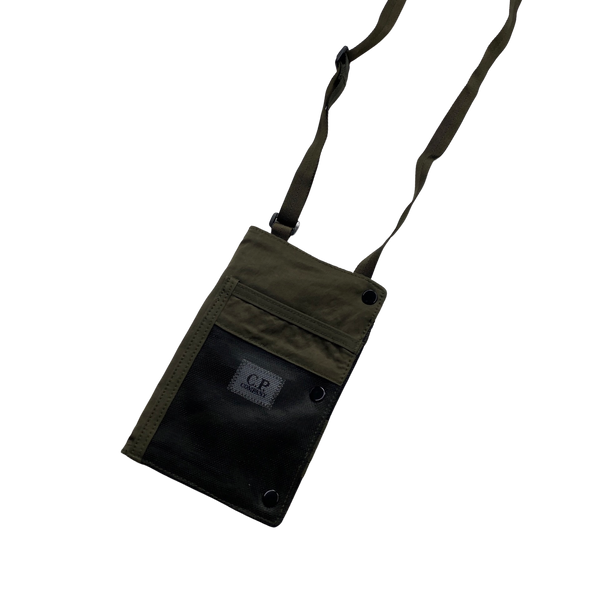 CP Company Khaki Nylon Wallet Bag