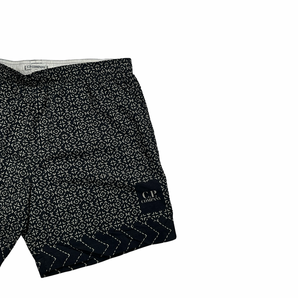 Cp Company Patterned Spellout Swim Shorts - Large