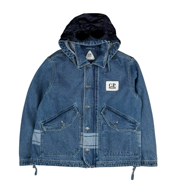 Palace X CP Company Denim 14 3/4Oz 3 In 1 Goggle Jacket - Medium