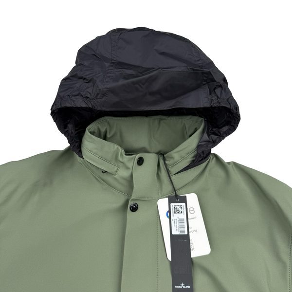 Stone Island 2024 Sage Green Light Soft Shell-R Jacket - XXL