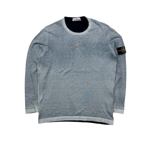 Stone Island 2018 Hand Sprayed Reversible Crewneck Jumper - 3XL