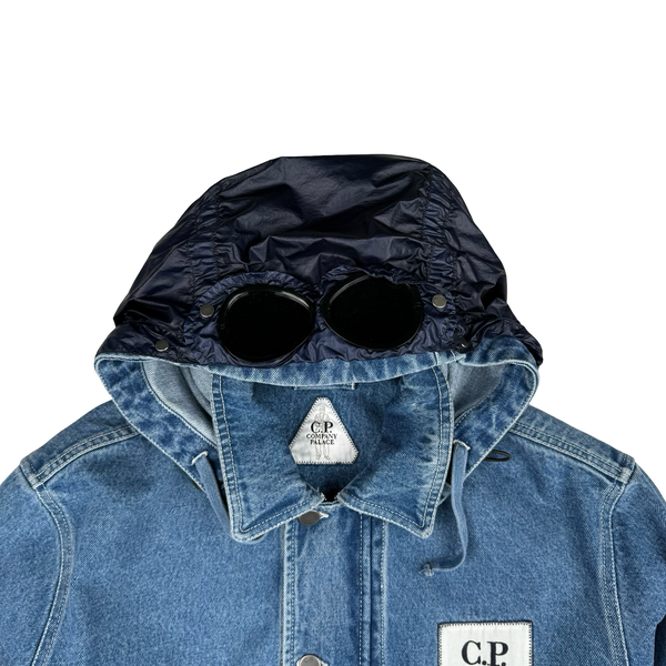 Palace X CP Company Denim 14 3/4Oz 3 In 1 Goggle Jacket - Medium