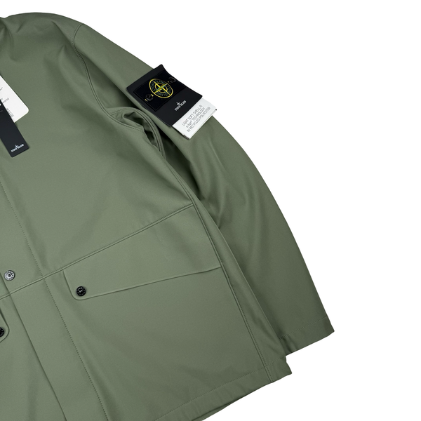 Stone Island 2024 Sage Green Light Soft Shell-R Jacket - XXL