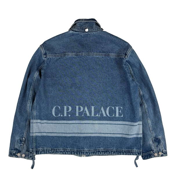 Palace X CP Company Denim 14 3/4Oz 3 In 1 Goggle Jacket - Medium