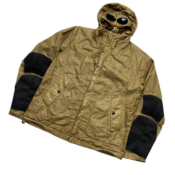 CP Company x Clarks Originals Brown Goggle Jacket - Large