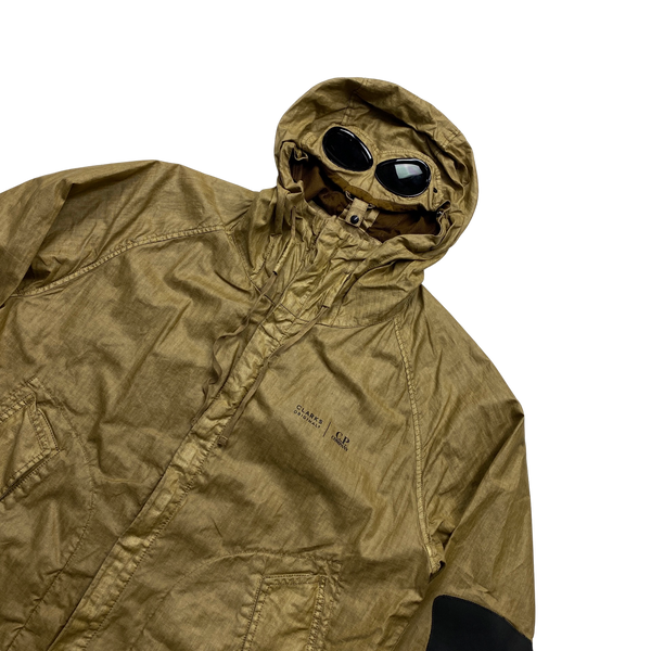 CP Company x Clarks Originals Brown Goggle Jacket - Large