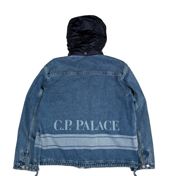 Palace X CP Company Denim 14 3/4Oz 3 In 1 Goggle Jacket - Medium