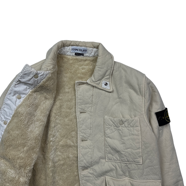 Stone Island 2001 Vintage Rare Fleece Lined Jacket - Small