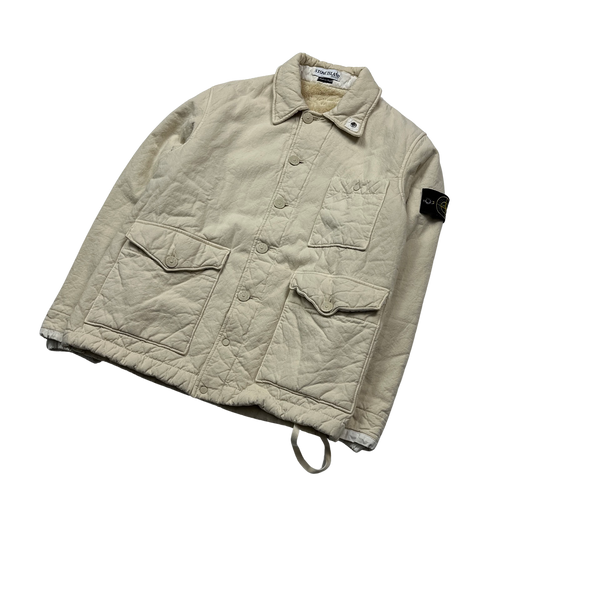 Stone Island 2001 Vintage Rare Fleece Lined Jacket - Small