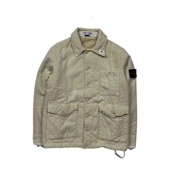 Stone Island 2001 Vintage Rare Fleece Lined Jacket - Small