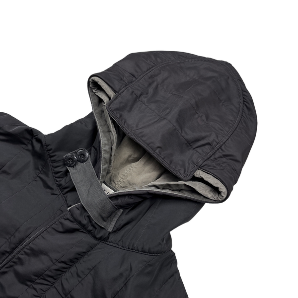 Stone Island 2001 Vintage Quilted Hooded Parka Jacket - XXL