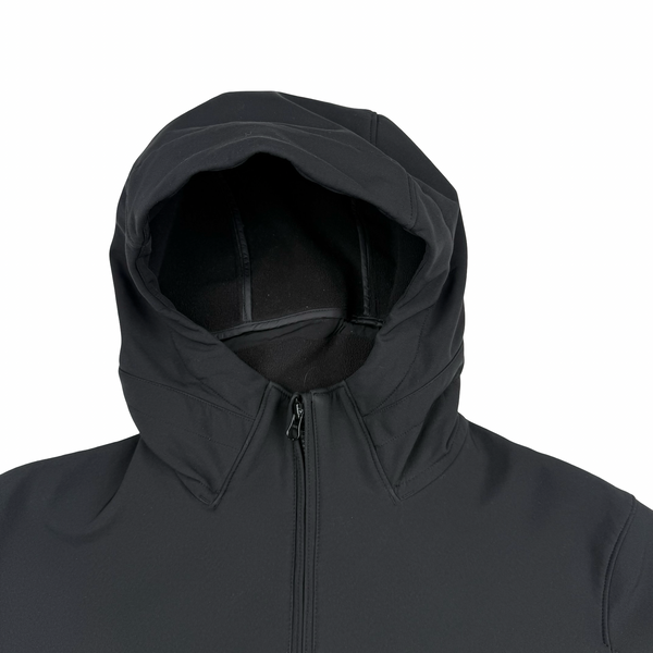 CP Company Black Soft Shell Lens View Jacket - XL