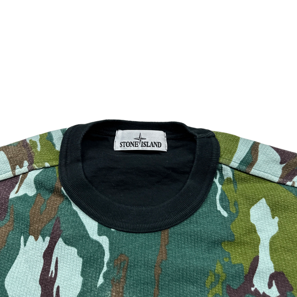 Stone Island 2015 Flowing Camo Sweatshirt - Large