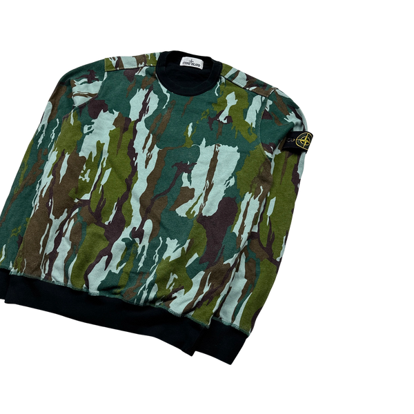 Stone Island 2015 Flowing Camo Sweatshirt - Large