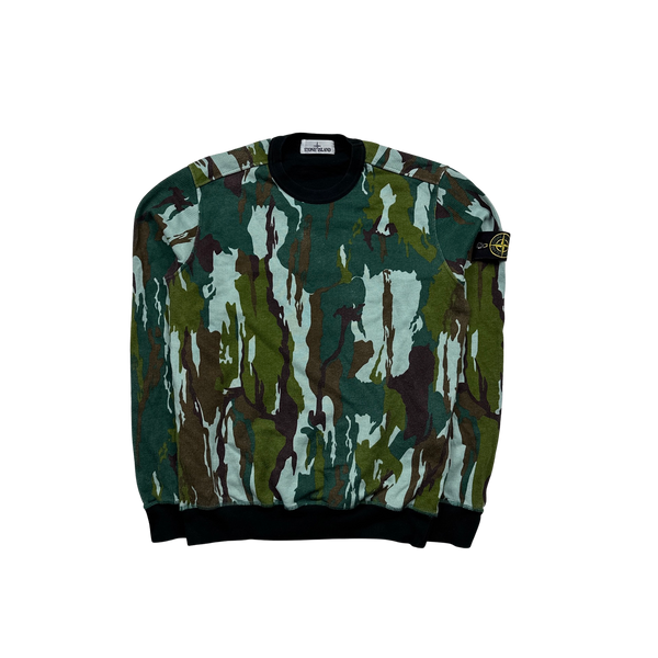 Stone Island 2015 Flowing Camo Sweatshirt - Large