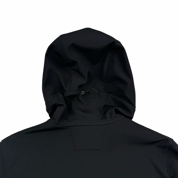 CP Company Black Soft Shell Lens View Jacket - XL