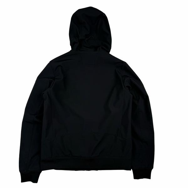 CP Company Black Soft Shell Lens View Jacket - XL